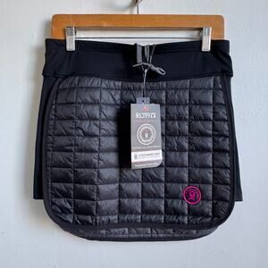 NWT LITTLE DONKEY ANDY Thermal Puff Ultra Quilted Mini Skirt